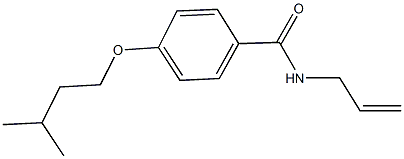 N-allyl-4-(isopentyloxy)benzamide Structure