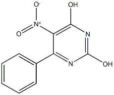 5-nitro-6-phenyl-2,4-pyrimidinediol Structure
