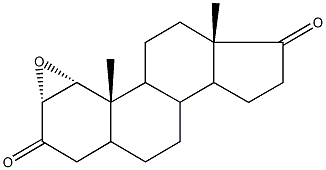 3b,5a-dimethyltetradecahydro-1H-cyclopenta[7,8]phenanthro[3,4-b]oxirene-2,6-dione Structure