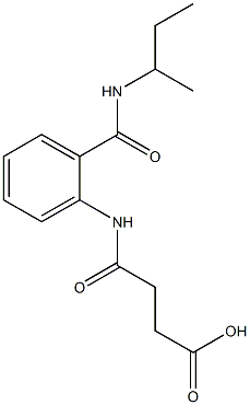 4-{2-[(sec-butylamino)carbonyl]anilino}-4-oxobutanoic acid