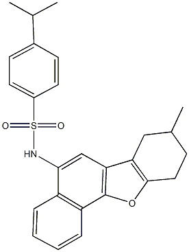 4-isopropyl-N-(8-methyl-7,8,9,10-tetrahydronaphtho[1,2-b][1]benzofuran-5-yl)benzenesulfonamide|