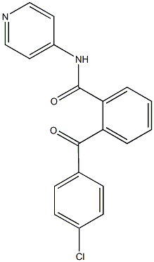 2-(4-chlorobenzoyl)-N-(4-pyridinyl)benzamide