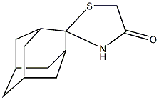 spiro(adamantane-2,2'-[1,3]-thiazolidine)-4'-one