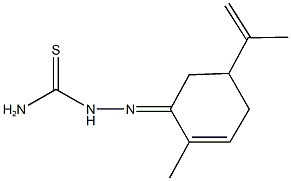 5-isopropenyl-2-methylcyclohex-2-en-1-one thiosemicarbazone