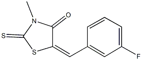 5-(3-fluorobenzylidene)-3-methyl-2-thioxo-1,3-thiazolidin-4-one