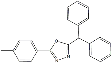 2-benzhydryl-5-(4-methylphenyl)-1,3,4-oxadiazole
