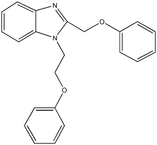 1-(2-phenoxyethyl)-2-(phenoxymethyl)-1H-benzimidazole Structure