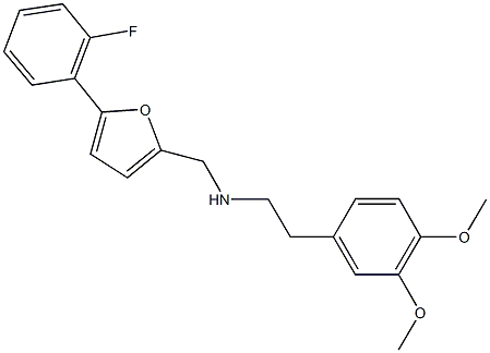 2-(3,4-dimethoxyphenyl)-N-{[5-(2-fluorophenyl)-2-furyl]methyl}ethanamine