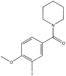 2-iodo-4-(1-piperidinylcarbonyl)phenyl methyl ether