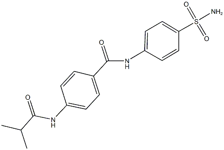 N-[4-(aminosulfonyl)phenyl]-4-(isobutyrylamino)benzamide