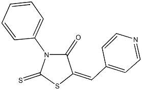 3-phenyl-5-(4-pyridinylmethylene)-2-thioxo-1,3-thiazolidin-4-one