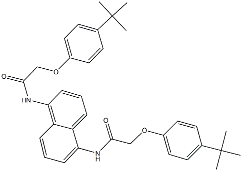 2-(4-tert-butylphenoxy)-N-(5-{[(4-tert-butylphenoxy)acetyl]amino}-1-naphthyl)acetamide
