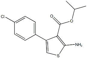 isopropyl 2-amino-4-(4-chlorophenyl)-3-thiophenecarboxylate