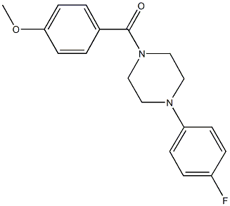 1-(4-fluorophenyl)-4-(4-methoxybenzoyl)piperazine