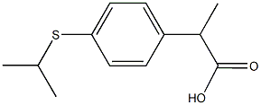 2-[4-(isopropylsulfanyl)phenyl]propanoic acid