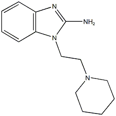 1-[2-(1-piperidinyl)ethyl]-1H-benzimidazol-2-amine
