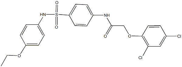 2-(2,4-dichlorophenoxy)-N-{4-[(4-ethoxyanilino)sulfonyl]phenyl}acetamide