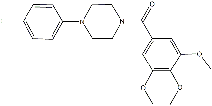1-(4-fluorophenyl)-4-(3,4,5-trimethoxybenzoyl)piperazine