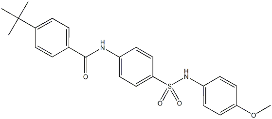 4-tert-butyl-N-{4-[(4-methoxyanilino)sulfonyl]phenyl}benzamide