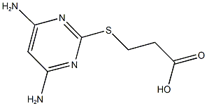3-[(4,6-diamino-2-pyrimidinyl)sulfanyl]propanoic acid