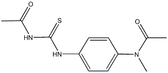N-(4-{[(acetylamino)carbothioyl]amino}phenyl)-N-methylacetamide|