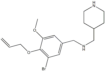 N-[4-(allyloxy)-3-bromo-5-methoxybenzyl]-N-(4-piperidinylmethyl)amine