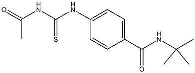 4-{[(acetylamino)carbothioyl]amino}-N-(tert-butyl)benzamide