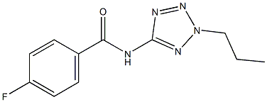 4-fluoro-N-(2-propyl-2H-tetraazol-5-yl)benzamide