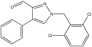 1-(2,6-dichlorobenzyl)-4-phenyl-1H-pyrazole-3-carbaldehyde