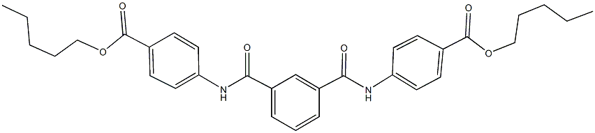 pentyl 4-{[3-({4-[(pentyloxy)carbonyl]anilino}carbonyl)benzoyl]amino}benzoate
