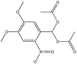(acetyloxy){2-nitro-4,5-dimethoxyphenyl}methyl acetate