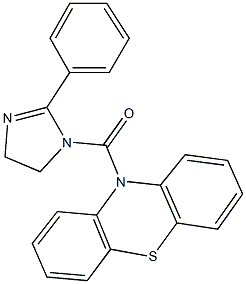 10-[(2-phenyl-4,5-dihydro-1H-imidazol-1-yl)carbonyl]-10H-phenothiazine