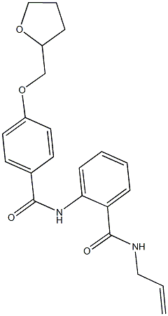 N-allyl-2-{[4-(tetrahydro-2-furanylmethoxy)benzoyl]amino}benzamide
