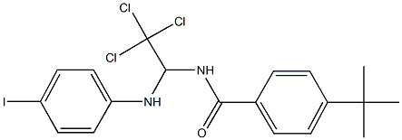 4-tert-butyl-N-[2,2,2-trichloro-1-(4-iodoanilino)ethyl]benzamide