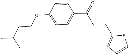4-(isopentyloxy)-N-(2-thienylmethyl)benzamide