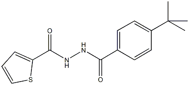 4-tert-butyl-N'-(2-thienylcarbonyl)benzohydrazide
