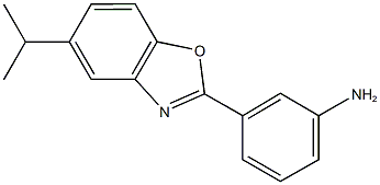 3-(5-isopropyl-1,3-benzoxazol-2-yl)phenylamine
