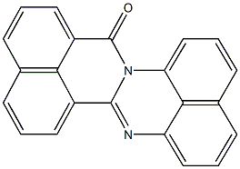 14H-benzo[4,5]isoquino[2,1-a]perimidin-14-one Struktur