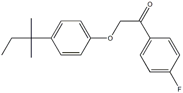 1-(4-fluorophenyl)-2-(4-tert-pentylphenoxy)ethanone