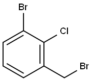 3-Bromo-2-chlorobeznyl bromide Structure