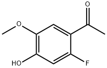 1-(2-氟-4-羟基-5-甲氧基苯基)乙酮, 1065076-49-4, 结构式