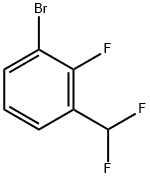 1-溴-3-二氟甲基-2-氟苯, 1204333-52-7, 结构式