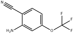 2-amino-4-(trifluoromethoxy)benzonitrile Structure
