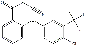 3-{2-[4-chloro-3-(trifluoromethyl)phenoxy]phenyl}-3-oxopropanenitrile