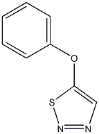5-phenoxy-1,2,3-thiadiazole Structure