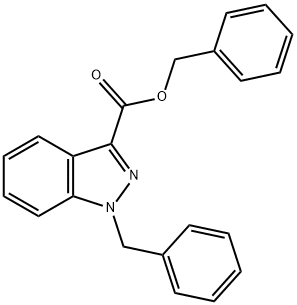 Benzyl 1-Benzyl-1H-indazole-3-carboxylate Structure