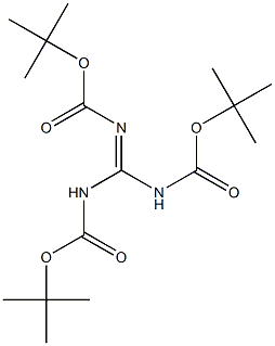 N,N′,N′′-三叔丁氧羰基胍, 216584-22-4, 结构式