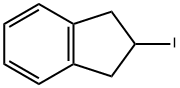 2-ヨード-2,3-ジヒドロ-1H-インデン 化学構造式
