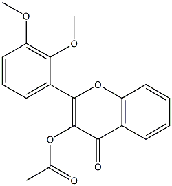 2-(2,3-dimethoxyphenyl)-4-oxo-4H-chromen-3-yl acetate