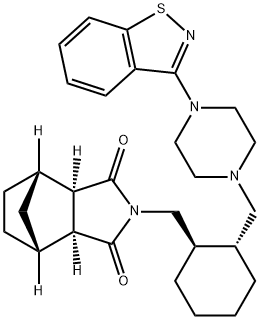 鲁拉西酮, 367514-87-2, 结构式